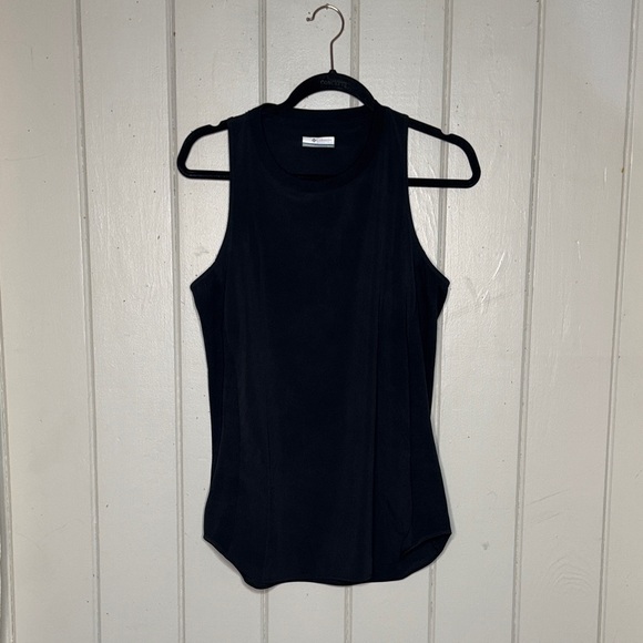 Theory Tops - Colombia Midnight Black Tank Top